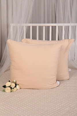 Наволочка Вечер трикотажная 70*70 бежевый